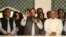 Former Prime Minister and leader of the Pakistan Muslim League-N party Nawaz Sharif, center, addresses his supporters at a party office in Lahore, May 11, 2013.
