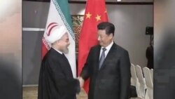 رئیس جمهوری چین در دیدار با روحانی: برای رسیدن به توافق اتمی تلاش می‌کنیم