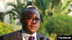 Umaro Sissoco Embalo, le Premier ministre de la Guinée-Bissau, lors de sa nomination le 18 novembre 2016.