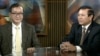 Opposition leaders Sam Rainsy and Kem Sokha in studio interviews with VOA Khmer in Washington, DC