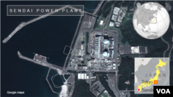 日本核电站的谷歌地图