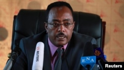 ፎቶ ፋይል፦ የኢትዮጵያ የውጭ ጉዳይ ሚኒስትር ደኤታና የአስቸኳይ ጊዜ አዋጅ የመረጃ ፍሰት ቃል አቀባይ አምባሳደር ሬድዋን ሁሴን 