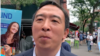 纽约市长民主党初选候选人杨安泽接受美国之音访问 （记者方冰拍摄）