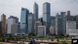 资料照：香港中环商业区