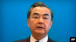 왕이 중국 외교부장. (자료사진)