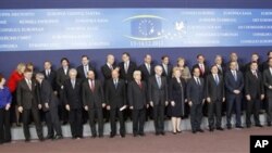 13일 브뢰셀에서 열린 유럽연합 정상회의. 