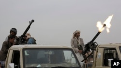 چەکدارە حوسییەکانی سەر بە کۆماری ئیسلامی ئێران