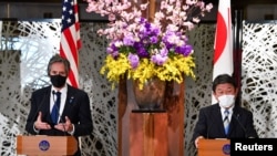 Ministrii dantaa alaa Amerikaa Antonii Bliinkin Tokiyoo yeroo daawwatanitti