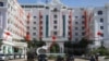 The White Sand Palace hotel in Sihanouk ville which has currently been updated with a casino nearby to welcome Chinese tourists (Sun Narin/VOA Khmer)
