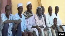 FILE - Former Boko Haram fighters are seen in Meri, Cameroon, Apr. 9, 2021. (Moki Edwin Kindzeka/VOA)