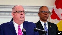 Maryland eyaleti valisi ve Ulusal Valiler Birliği Başkanı Larry Hogan, Cumhuriyetçi bir isim.