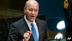 Президент Ирака Бархам Салех (архивное фото)