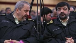 احمدرضا رادان (راست) و اسماعیل احمدی مقدم، فرمانده نیروی انتظامی جمهوری اسلامی