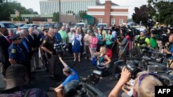 Le sheriff Paul Bailey du comté de Berrien, Michigan, le 11 juillet 2016. (Tasos Katopodis/Getty Images/AFP)