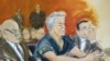 FILE - In this courtroom artist's sketch, defendant Jeffrey Epstein, center, sits with attorneys Martin Weinberg, left, and Marc Fernich during his arraignment in New York federal court, July 8, 2019.