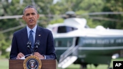 29일 백악관에서 바락 오바마 미국 대통령이 러시아에 대한 추가 제재를 발표했다.