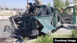 وێنەیەکی پاش هێرشەکەی هەرێمی لغمان