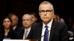 L'ancien directeur adjoint du FBI Andrew McCabe à Washington, 11 mai 2017.