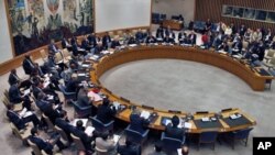 유엔 안보리 회의장. (자료사진)