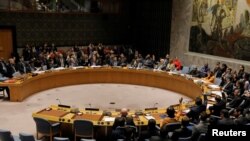 유엔 안보리 회의장. (자료사진)