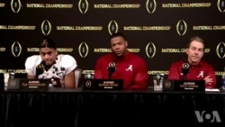 阿拉巴马大学获得美式橄榄球全美大学冠军