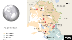 伊拉克种族宗教区域地图