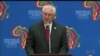 Rex Tillerson Calls for a Return to Civilian Rule in Zimbabwe