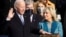 Joe Biden is sworn in as the 46th president of the United States by Chief Justice John Roberts as Jill Biden holds the Bible during the 59th Presidential Inauguration at the U.S. Capitol in Washington, U.S., January 20, 2021. Andrew Harnik/Pool via…