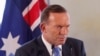 FILE - Australian Prime Minister Tony Abbott speaks at a news conference.