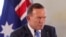 FILE - Australian Prime Minister Tony Abbott speaks at a news conference.