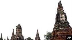 10月4号泰国中部被洪水淹没