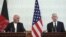 Afg'oniston Prezidenti Ashraf G'ani va Pentagon rahbari Jim Mattis, Kobul, 27-sentabr, 2017