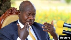 FILE - Uganda's President elect Yoweri Museveni.