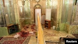 Shambulizi hatika hekalu takatifu la Shah Cheragh Shrine mjini Shiraz, Iran Okt 26, 2022