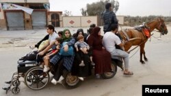 فرار فلسطینی‌ها از شمال به جنوب نوار غزه - ۲۱ آبان ۱۴۰۲