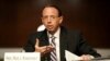 Former Deputy Attorney General Rod Rosenstein testifies before a Senate Judiciary Committee hearing on Capitol Hill in Washington, June 3, 2020. 
