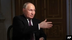 የሩሲያ ፕሬዝዳንት ቭላድሚር ፑቲን 