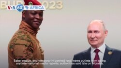 VOA60 Africa - Burkina Faso suspends Voice of America for three months