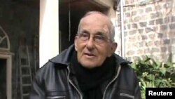 Pastor Jesuit berusia 75 tahun, Frans Van Der Lugt, di Homs, Suriah. (Foto: Syrian Observatory for Human Rights)