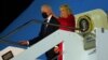 U.S. President Joe Biden and first lady Jill Biden arrive at Fiumicino airport in Rome, Italy, Oct. 29, 2021. 
