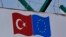 Turkey Migrants Turkey EU flag
