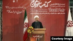 حسن روحانی، نمایشگاه کتاب تهران، اردیبهشت ۱۳۹۳ 