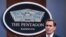 FILE - Pentagon spokesman John Kirby speaks to reporters Feb. 17, 2021. He said March 3 that Iraqi security forces were leading the investigation of the attack on the al-Asad base, adding that it was still too early for any attribution.