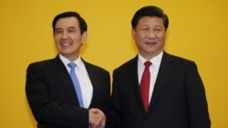 中国国家主席习近平和台湾总统马英九2015年11月7日在新加坡正式握手会晤