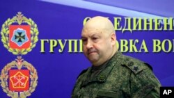 资料照：俄罗斯的乌克兰特别军事行动副总指挥苏罗维金（Sergei Surovikin）