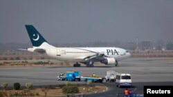 فڕۆکەکەی هێڵی ئاسمانی نێونەتەوەیی پاکستان