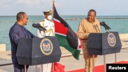 ጠ/ሚ ዐቢይ አህመድ እና ፕሬዚደንቱ ኡሁሩ ኬንያታ