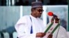 FILE - Nigerian President Muhammadu Buhari is sworn in for a second four-year term in Abuja, May 29, 2019.