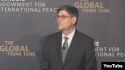 وزیر خزانه داری آمریکا، روز چهارشنبه در بنیاد کارنگی