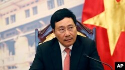 팜 빈 민 베트남 부총리 겸 외무장관. 